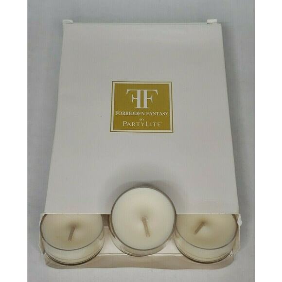 Vintage Partylite Tealights 12 Candles NOS "Flirt Forbidden Fantasy" p1e/v04805 - Picture 1 of 2